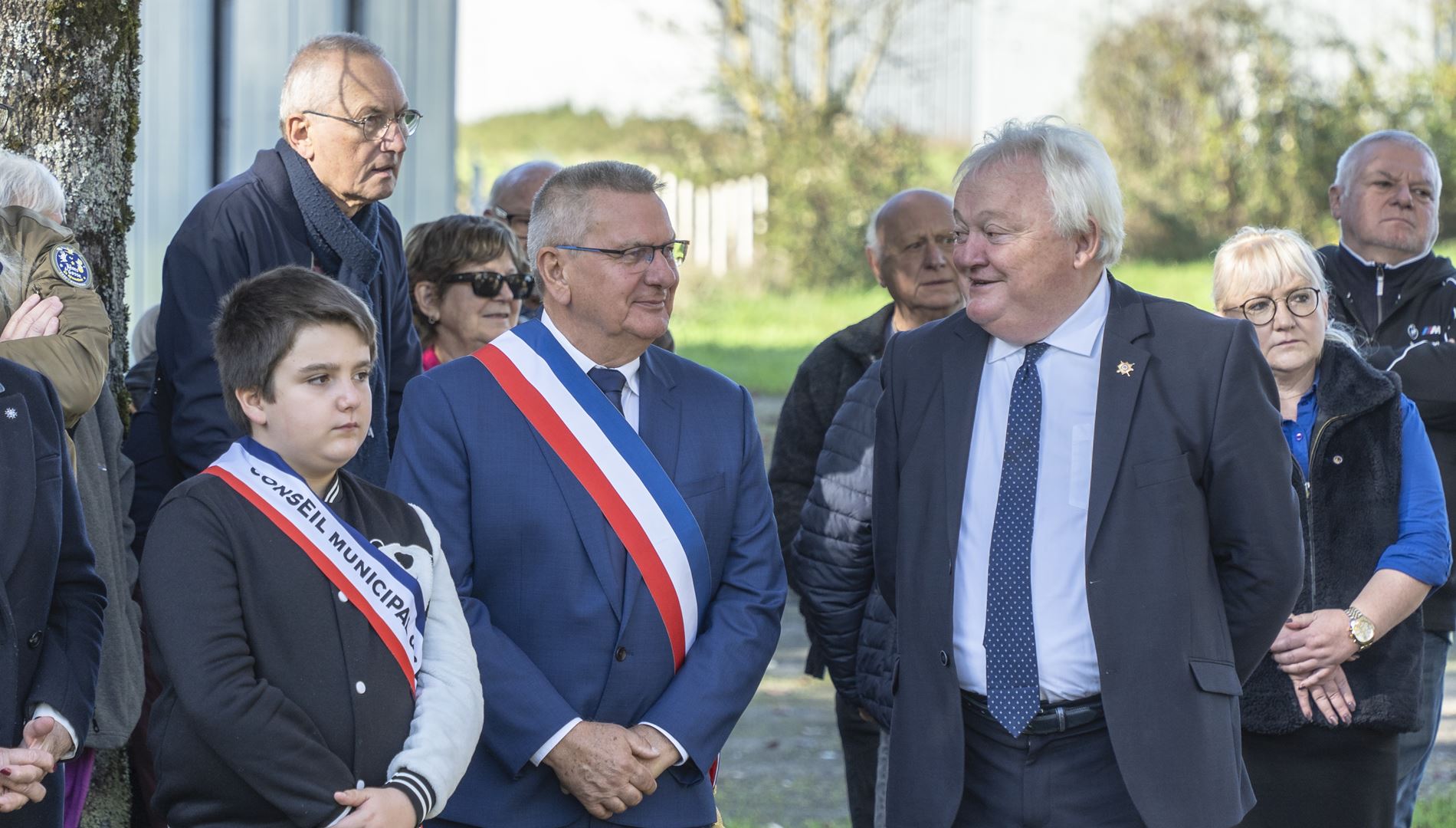 Inauguration stèle