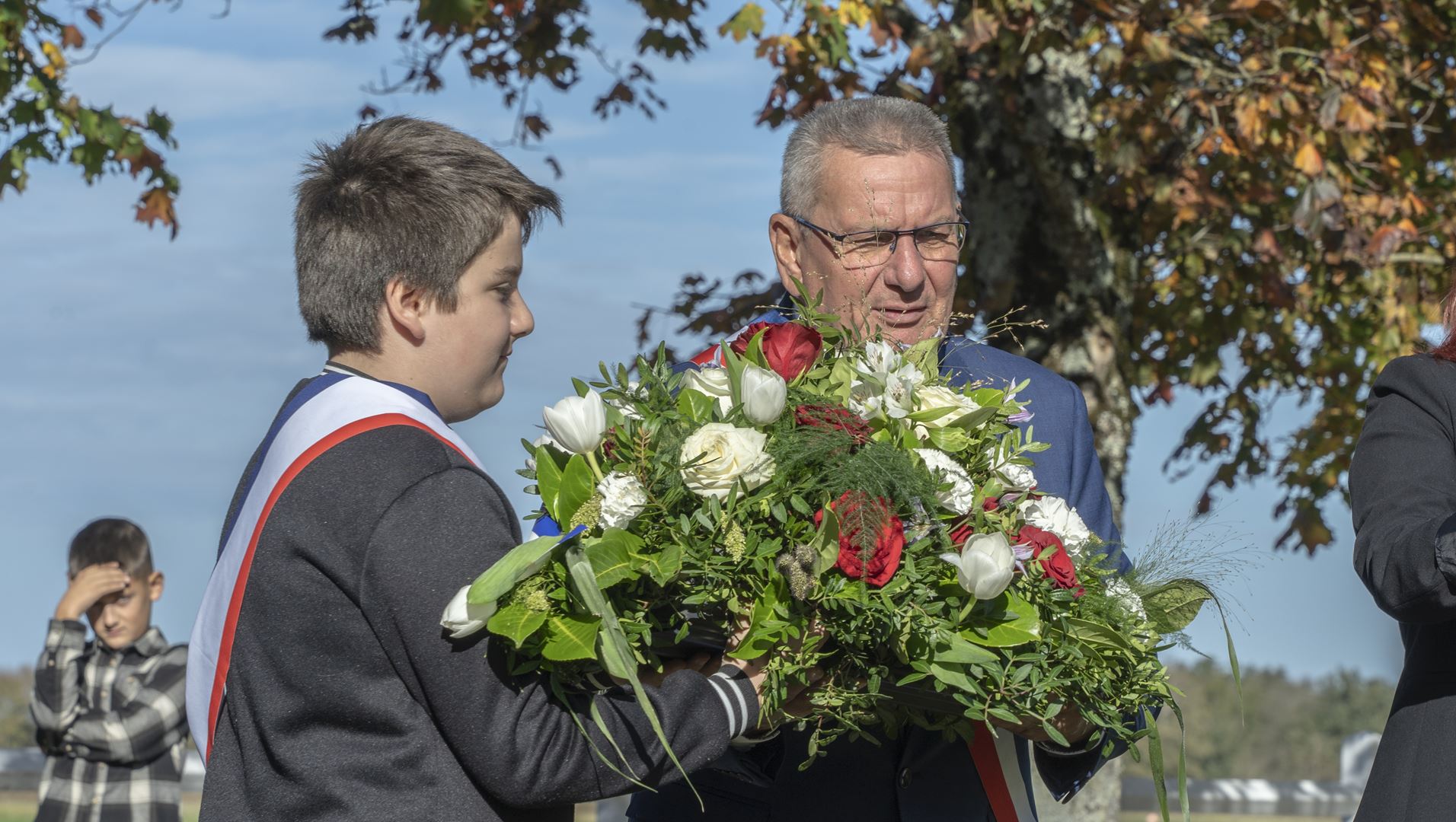 Inauguration stèle