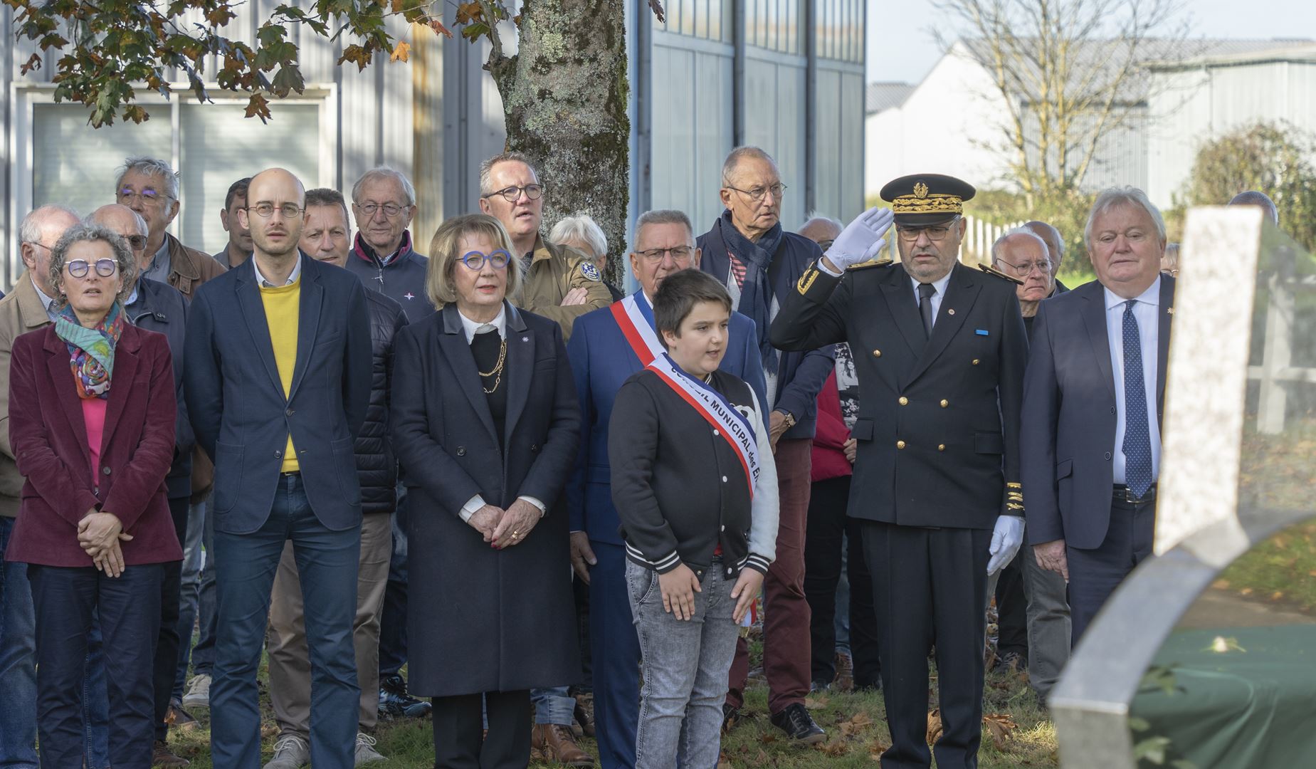 Inauguration stèle