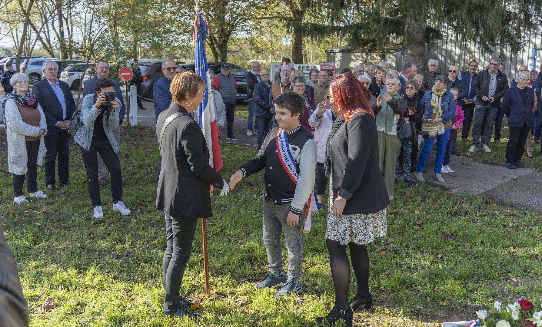 Inauguration stèle